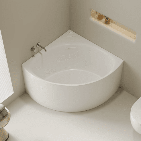 Stanford Triangle Corner Bathtub - Gloss White