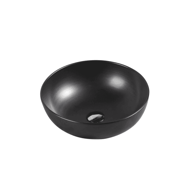 Asti 94 Matt Black Above Counter Basin