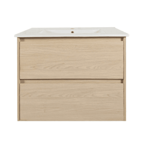 Hera 750mm Wall Hung Vanity - Tas Oak
