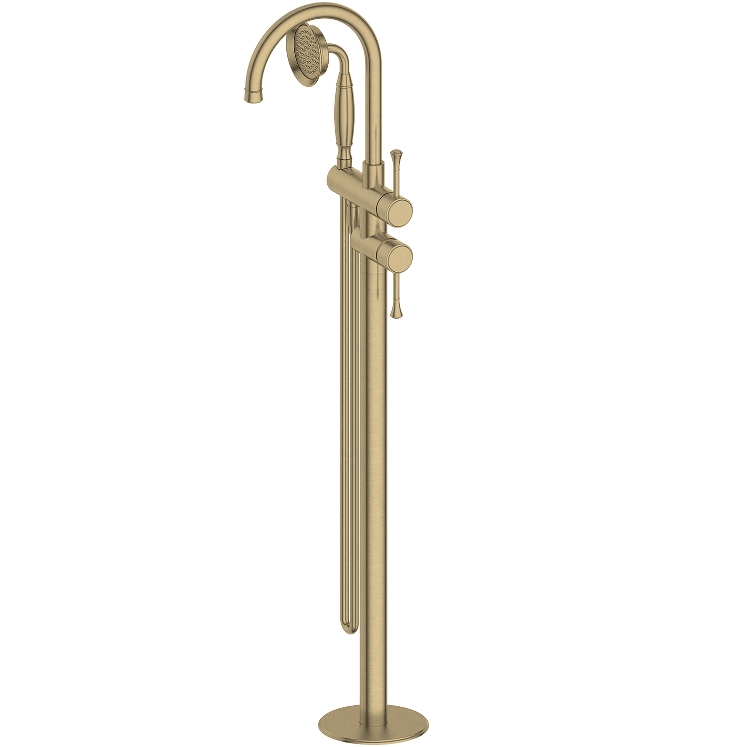 Coloniale Free Standing Bath Spout with Handheld