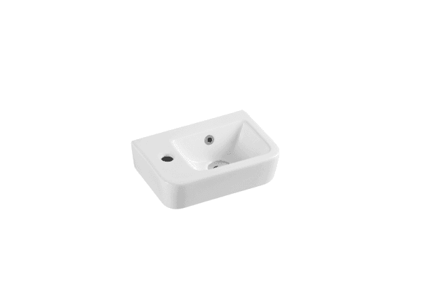 Mini 37L High Gloss White Compact Wall Hung Basin