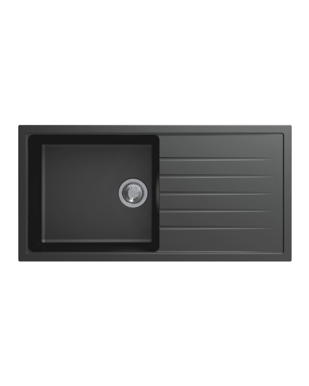 Carysil Vivaldi D-100L Granite Kitchen Sink with Drainboard (Top/Flush/Undermount) 1000*500*220mm