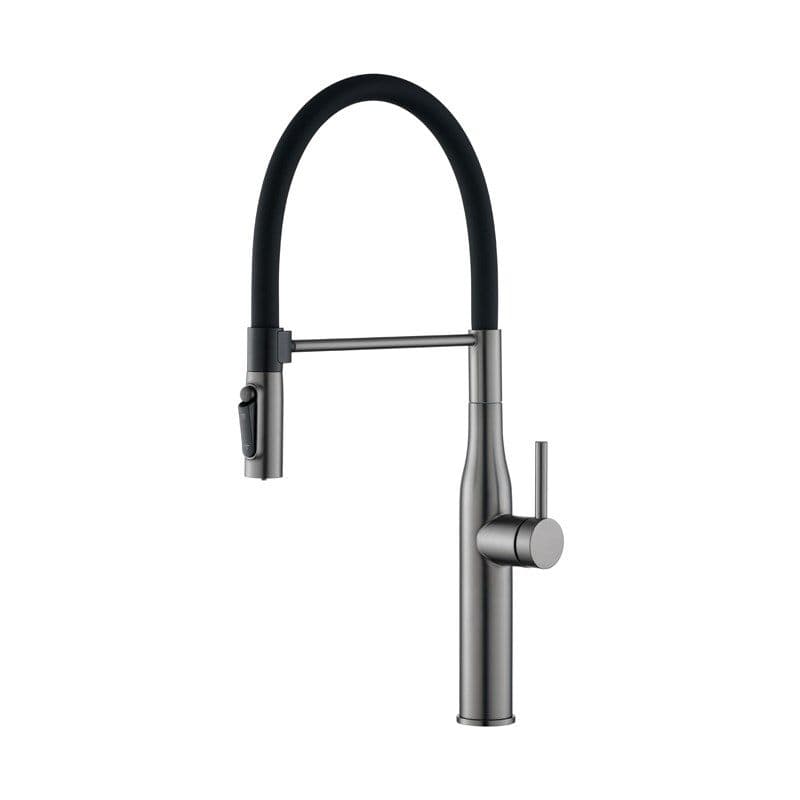 360° Round Swivel Pull Out Kitchen Mixer with magnetic docking system