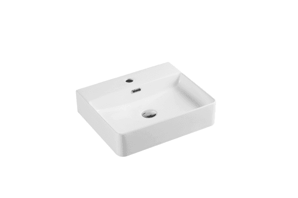 Vento 50M High Gloss White Wall Hung Basin