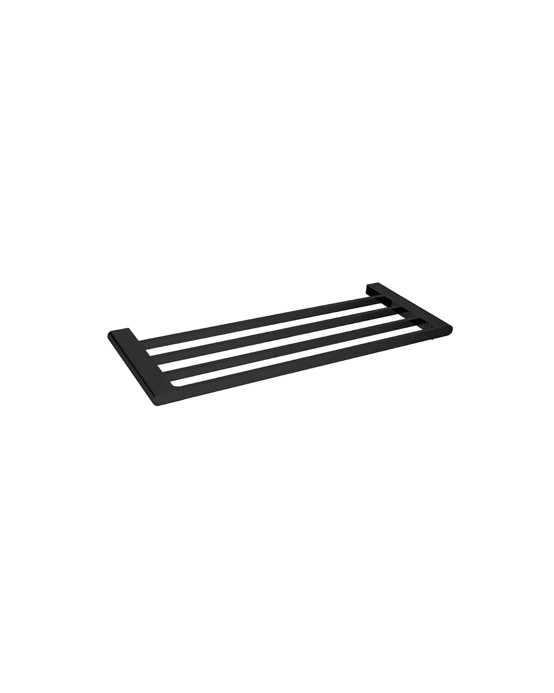 triple towel rack matte black