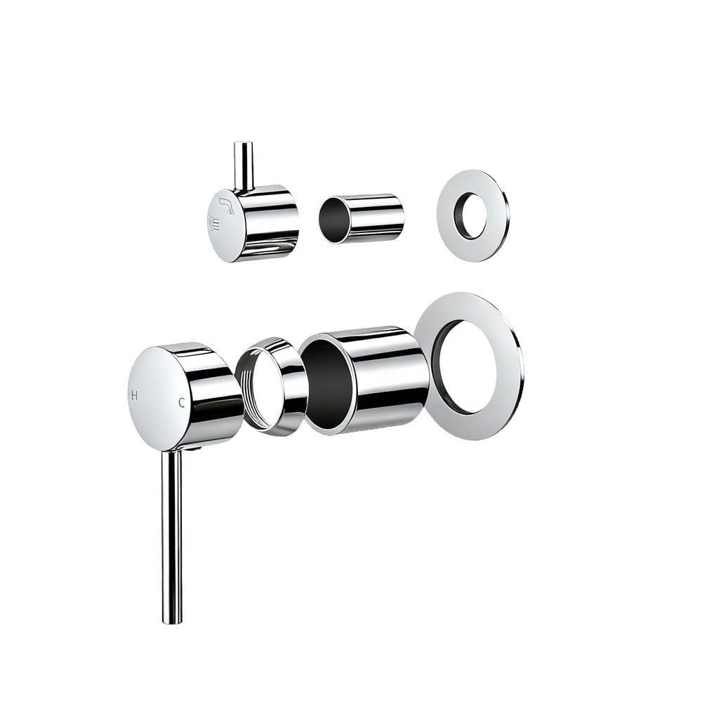 LUCID PIN Series Diverter Mixer Trim Kit With Separate Cover Plate (match CLPD)