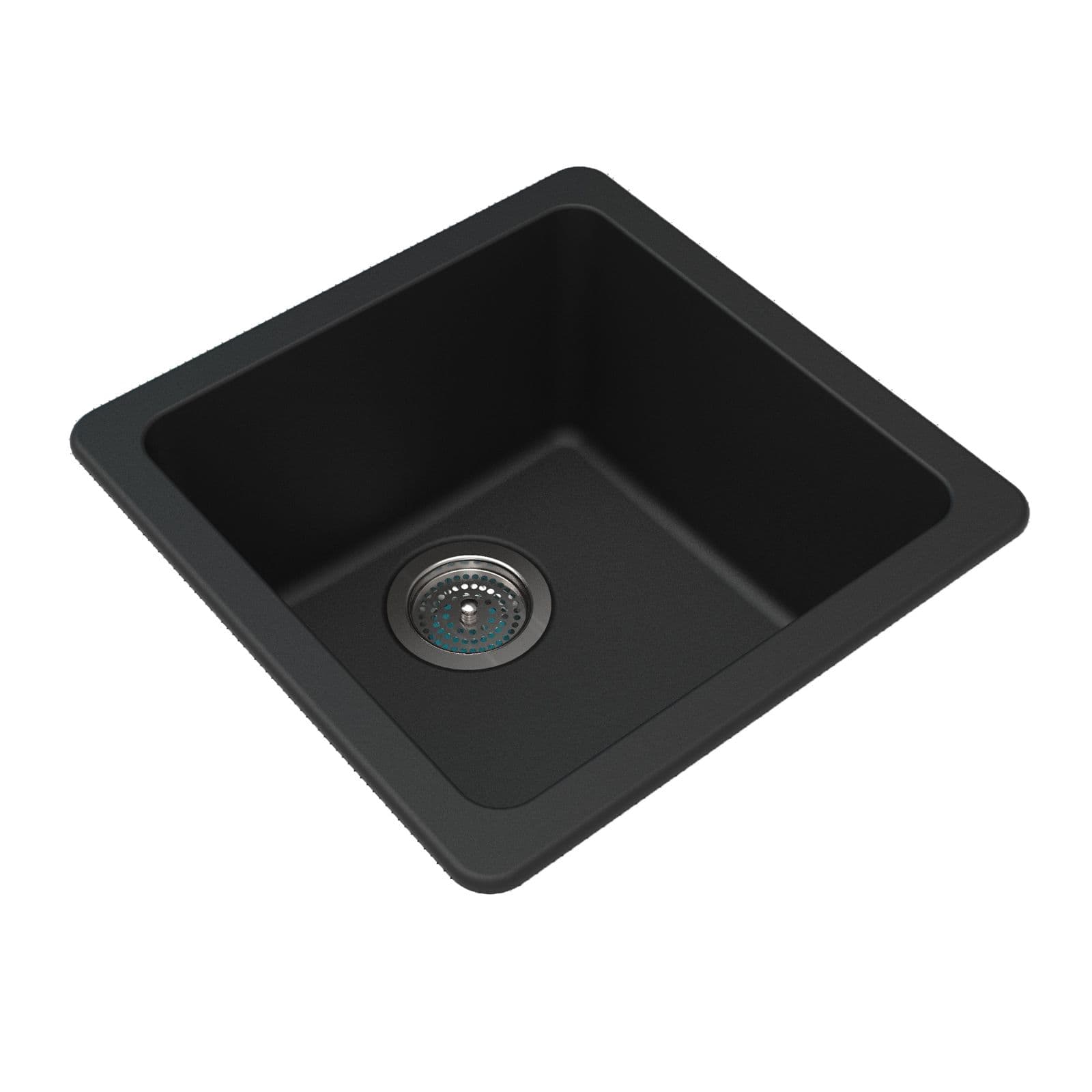 Arete Stone Single Bowl Sink (Top/Flush/Undermount) 422*422*203mm