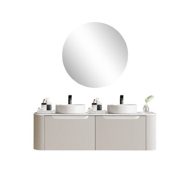 Rome Fluted 1500mm Wall-hung Cabinet ONLY
