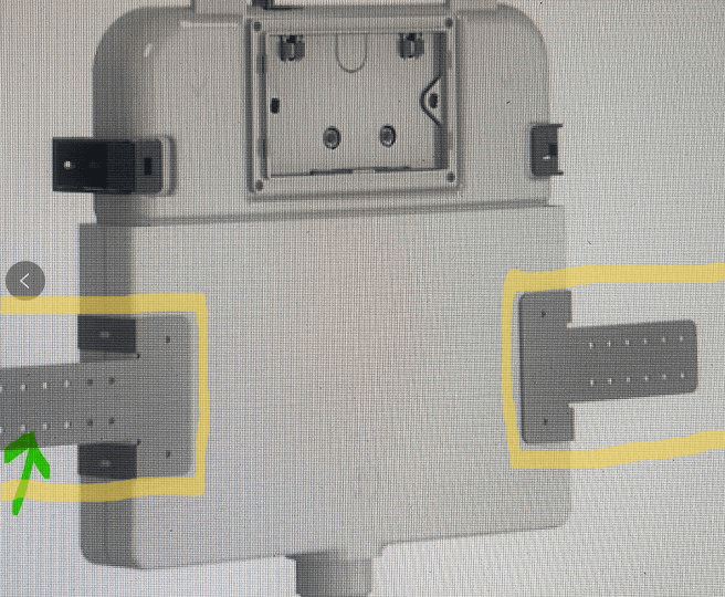 G3003 II Inwall Cistern Fixing Brackets
