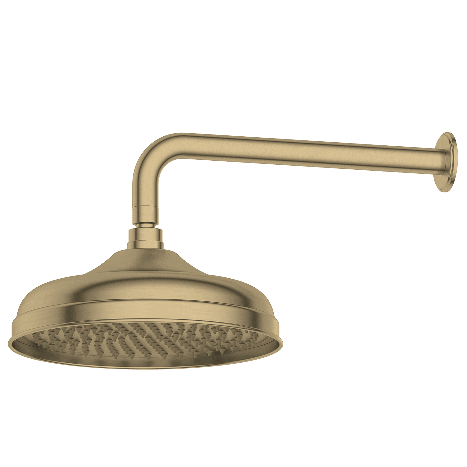 Coloniale Shower Head 10" and Wall Arm
