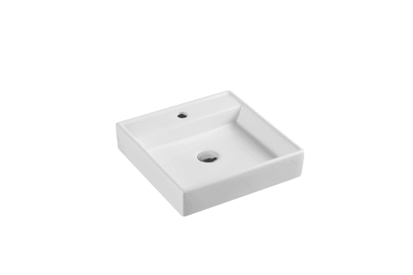 Vento 44M High Gloss White Above Counter Basin