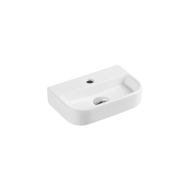 Mini 38 High Gloss White Compact Wall Hung Basin
