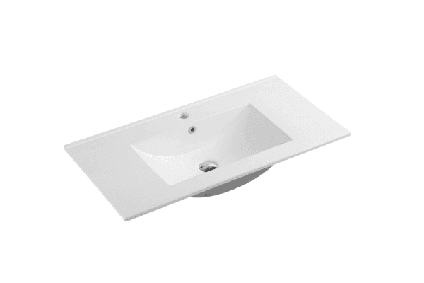 Mercio 900mm High Gloss White Slim Ceramic Top