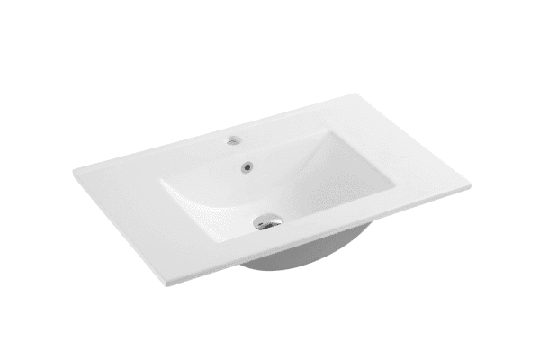 Mercio 750mm High Gloss White Slim Ceramic Top