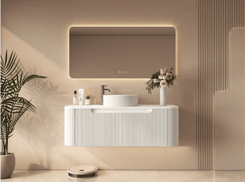 Rome Fluted 1200mm Wall-hung Cabinet