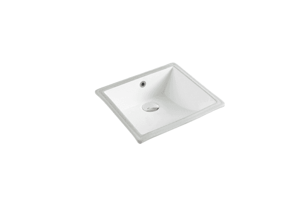 Nue 44 High Gloss White Undercounter Basin