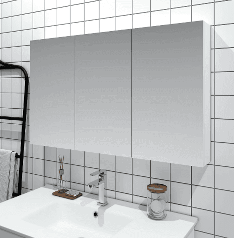 PVC Shaving Cabinet 120cm