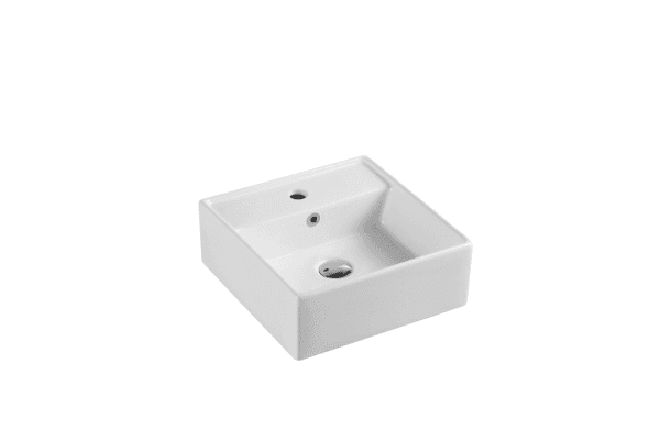 Vento 41M High Gloss White Wall Hung Basin