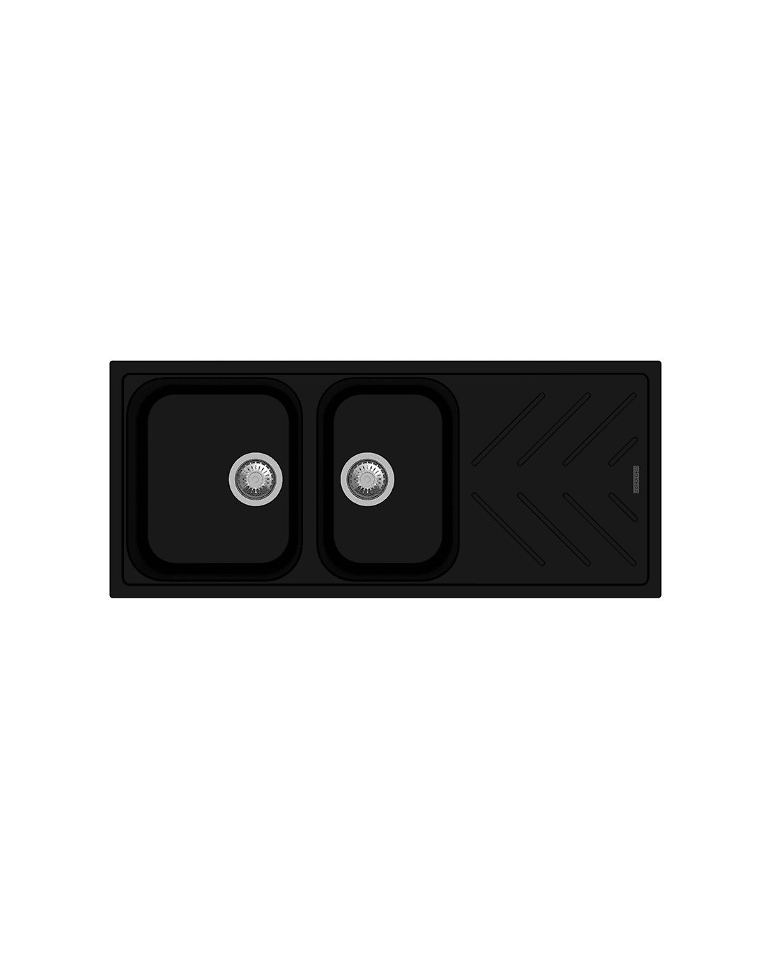 Carysil New Beethoven D-150 Granite Sink (Top Mount) 1000*500*200/140mm