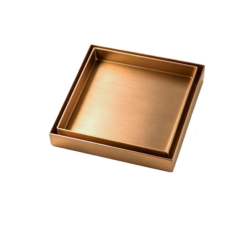 120*120mm Stainless Steel Tile Insert Floor Drain(80mm Outlet)